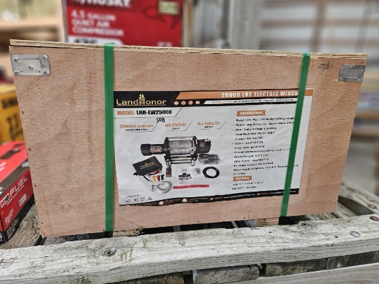 LandHonor 25,000 lb. Electric Winch (Model LHR-EW25000)