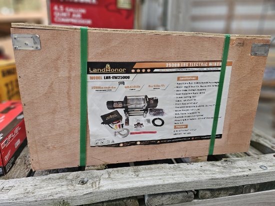 LandHonor 25,000 lb. Electric Winch (Model LHR-EW25000)