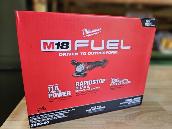 Milwaukee M18 FUEL 4-1/2" / 5" Grinder (Model 2880-20)