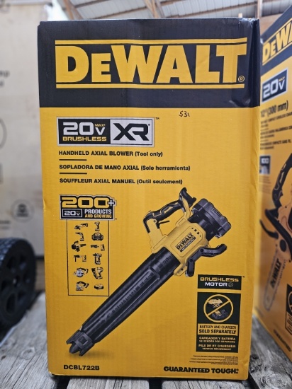 DEWALT 20V MAX XR Brushless Cordless Handheld Blower (Model DCBL722B)