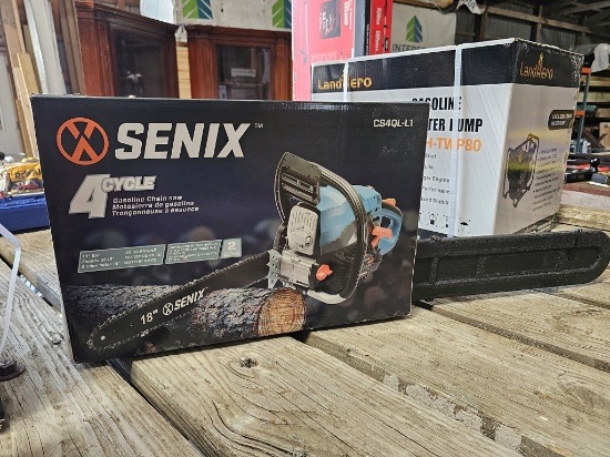 SENIX 4-Cycle 18" Gas Chainsaw (Model CS4QL-L1)