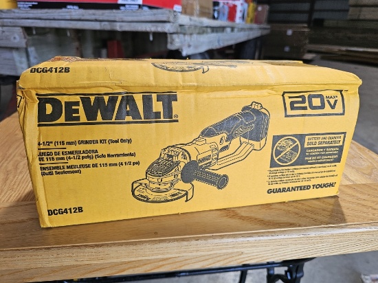 DEWALT 20V MAX 4-1/2" - 5" Grinder (Model DCG412B)