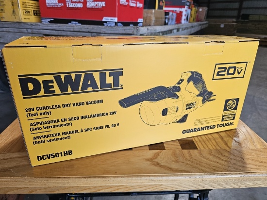 DEWALT 20V MAX Cordless Dry Hand Vacuum (Model DCV501HB)
