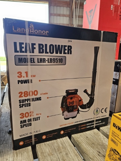 LandHonor Gas-Powered Backpack Leaf Blower (Model LHR-LB9510)