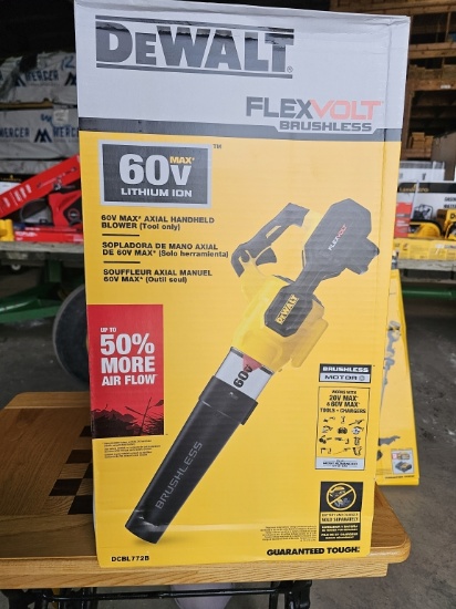 DEWALT 60V MAX FLEXVOLT Brushless Cordless Handheld Axial Blower (Model DCBL772B)