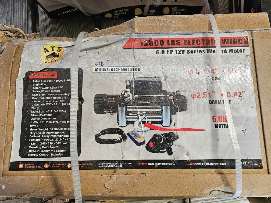 ATS Power 13,000 lb. Electric Winch (Model ATS-EW13000)