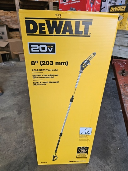 DEWALT 20V MAX 8" Cordless Pole Saw w/ 15' Reach (Model DCPS620B)