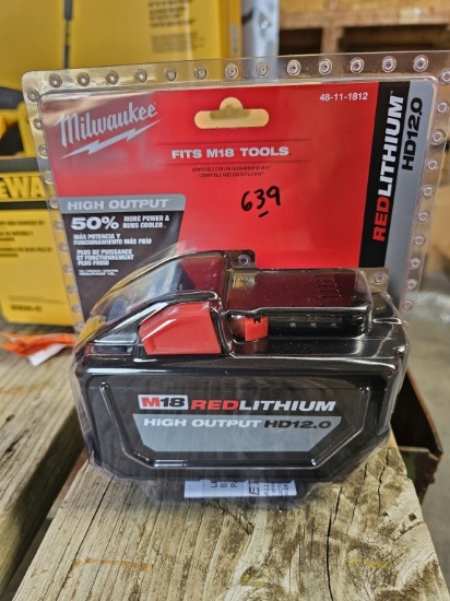 Milwaukee M18 REDLITHIUM HIGH OUTPUT HD12.0 Battery Pack (Model 48-11-1812)