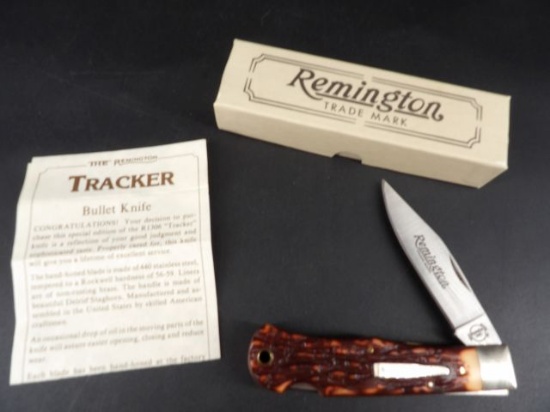 Remington Bullet Knife - The Tracker - 4" Blade