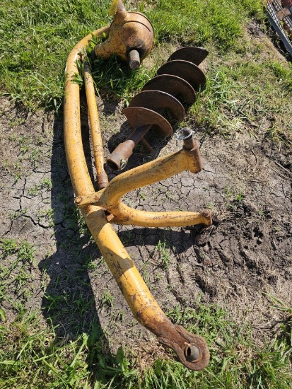 3 Pt. Post Hole Digger w/ 12" Auger