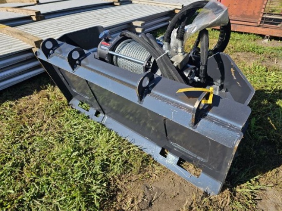 Land Honor Skid Steer Quick Attach Hyd. Wench