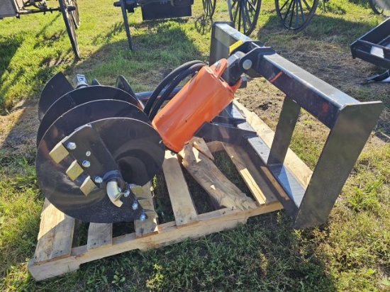 Wolverine Skid Steer Quick Attach Auger 12" & 18"