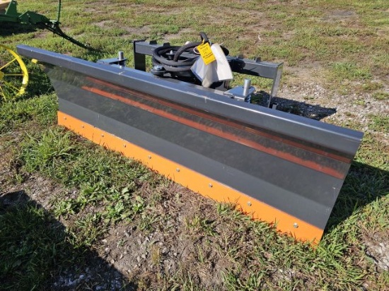 Wolverine Skid Steer Quick Attach Snow Pusher - 84"