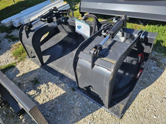 Wolverine 72" Skid Steer Quick Atach Grapple Bucket
