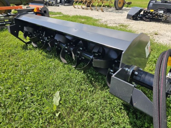 Wolverine 72" Skid Steer Quick Attach Tiller