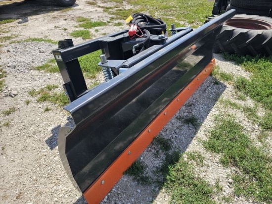 Wolverine 84" Skid Steer Quick Attach Snow Pusher