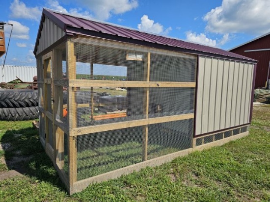8' x 16' Chicken Tractor w/ Feed