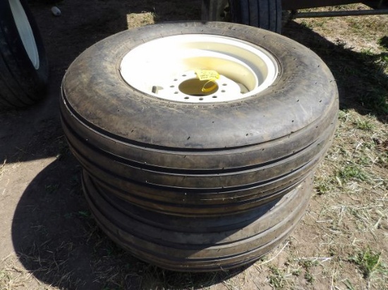 LOT (2) L11 x 15 Implement Tires w/ Wheels