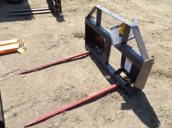 LandHonor Skid Steer Quick-Attach Bale Spear