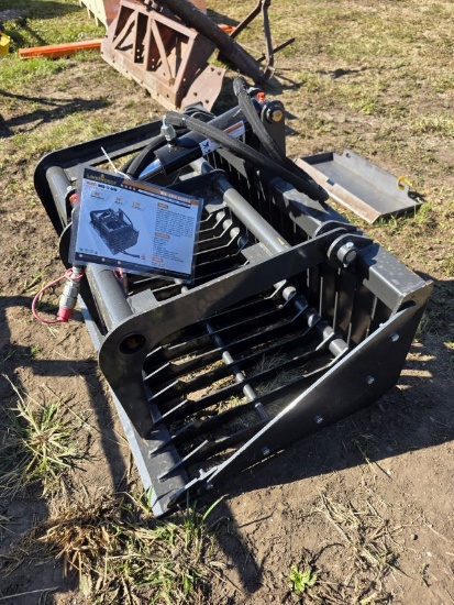Land Honor MINI Skid Steer Grapple - Quick Attach - 44"