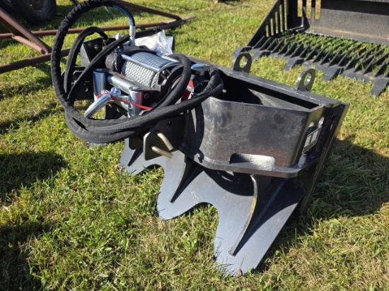Land Honor Skid Steer Quick Attach Hyd. Wench