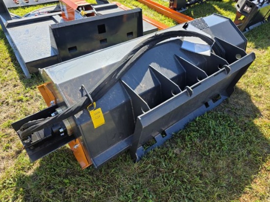 Land Honor Skid Steer Quick Attach Rotary Tiller - 66"