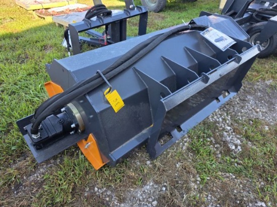 Land Honor Skid Steer Quick Attach Rotary Tiller - 66"