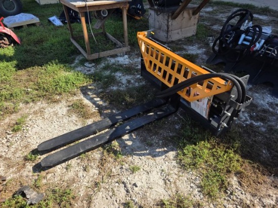 Land Honor Skid Steer Quick Attach Hyd. Forks - 48"