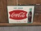 Coca Cola Tin Fish Tail Sign