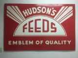 Hudson Feeds Tin Sign