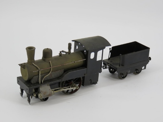 Bing line steam loco and tender c. 1900