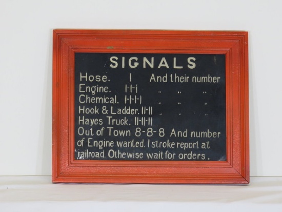 Firehouse signal board (PA) c. 1910