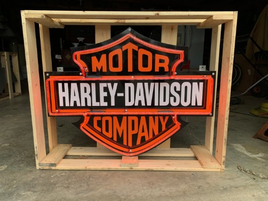 Harley-Davidson neon sign