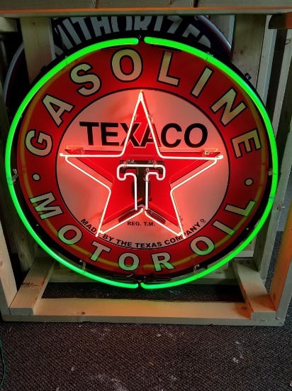 36” Texaco neon sign