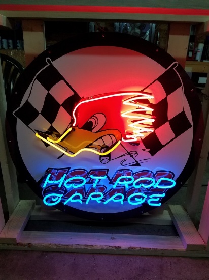 36” Hot Rod Garage neon sign