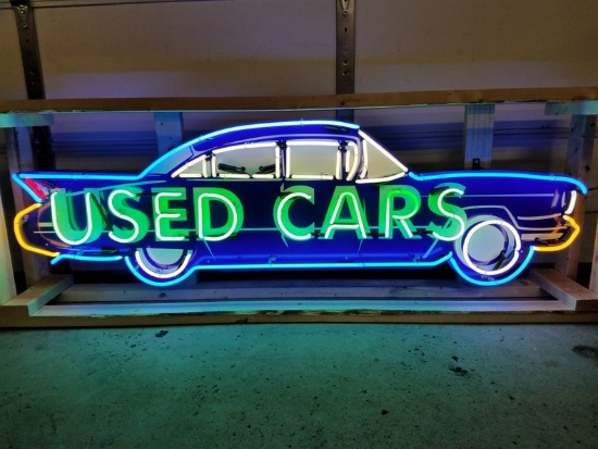 Used Cars custom neon sign