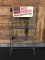 Delco Energizer Battery Rack with Tin Sign