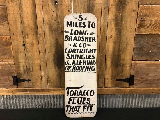 Ithaca Style Early 1900’......s Painted Road Signs