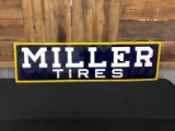 Porcelain Miller Tires Sign