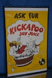 Original 1965 Kickapoo Joy Juice poster