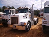 2007 PETERBILT 385 T/A DAY CAB TRUCK TRACTOR, CAT C13 WG, EATON FULLER 10SPD, CRUISE, DIFF LOCK, WET