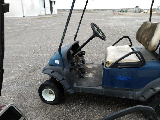 CLUB CAR GOLF CART W/ CHARGER, QTY (1), AS-IS --