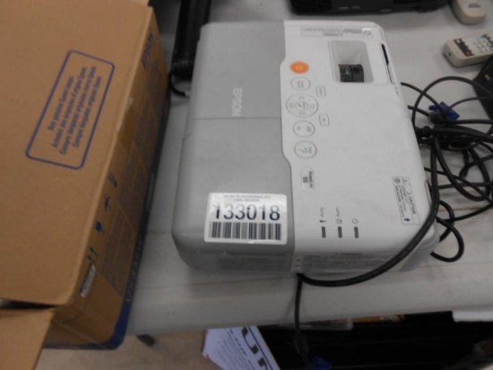 EPSON PROJECTOR, QTY (1), AS-IS--OPERATING CONDITION UNKNOWN, NO CORDS OR