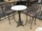 BISTRO SET, 2 CHAIRS AND 1 TABLE