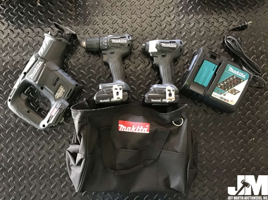 (UNUSED) MAKITA 18V 3 PC COMBO SET