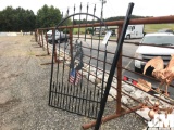 (UNUSED) 4' DECORATIVE GATE, W/HORSE ARTWORK