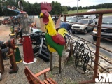 (UNUSED) 6' METAL ROOSTER