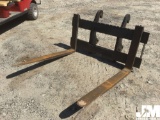 52”...... QUICK CONNECT FORKS, TO FIT LOADER BACKHOE