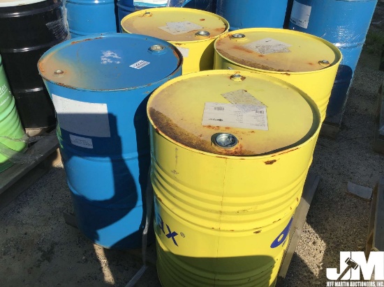 (4) 55 GAL DRUMS