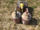 QTY OF (3) SAFETY GAS CANS